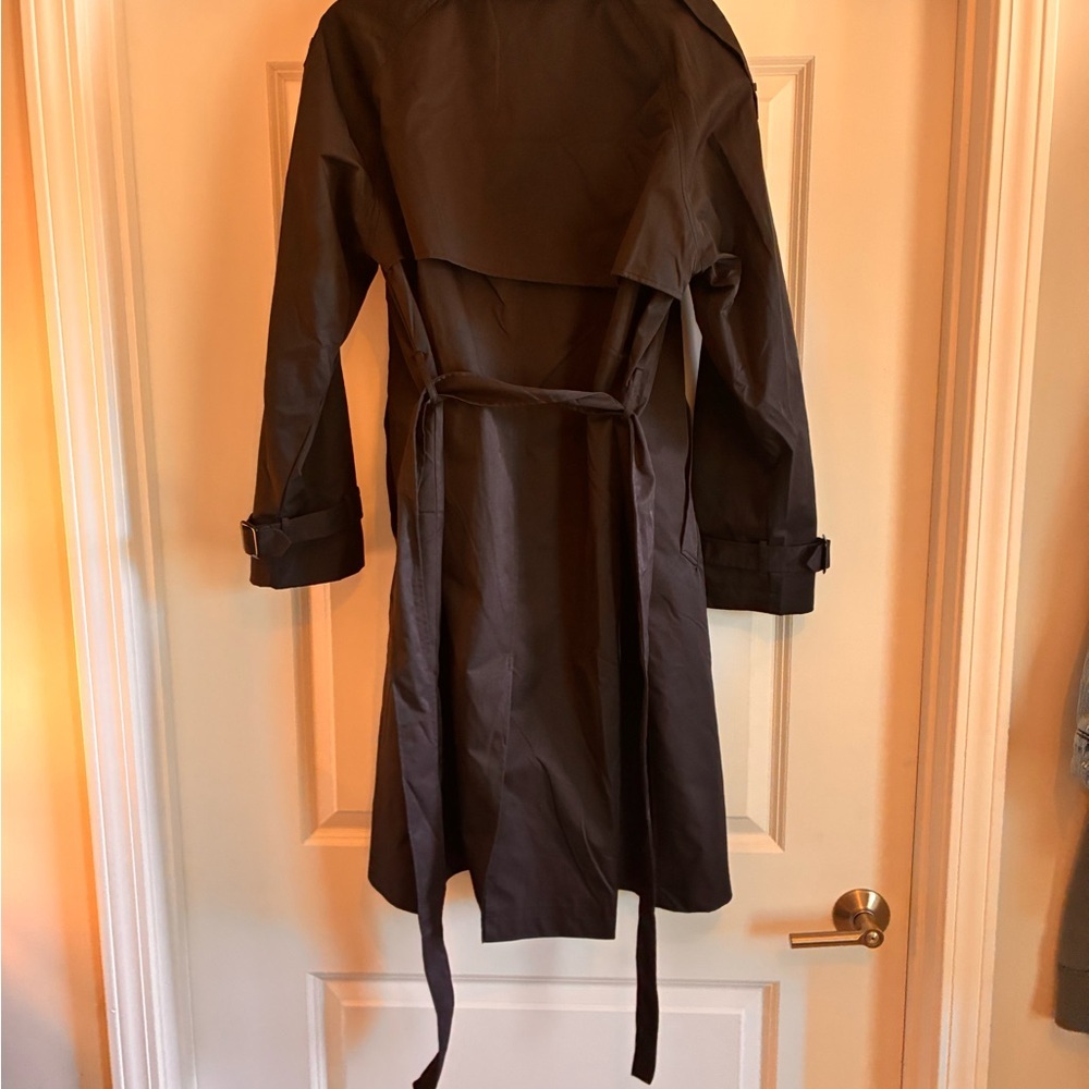 Black Trench Coat - Picture 2 of 2